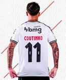 Camisa Vasco da Gama II Away 2024/25 Torcedor Masculino Branco e Preto