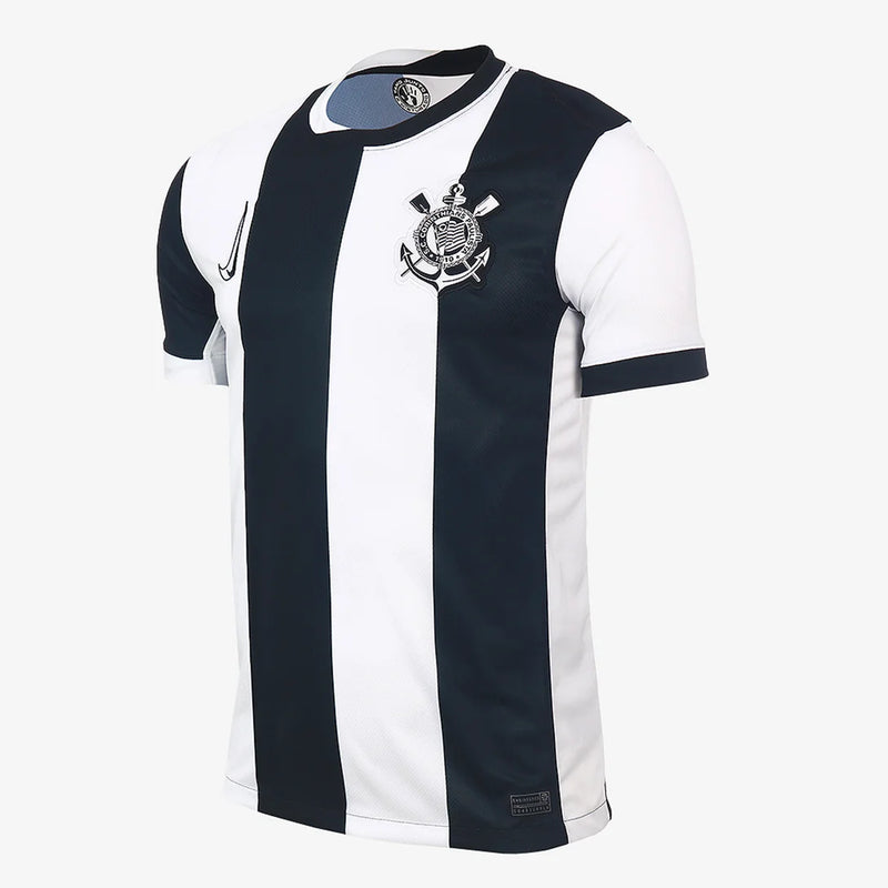 Camisa Corinthians III 24/25 s/n° Torcedor Nike Masculina - Branco+Preto