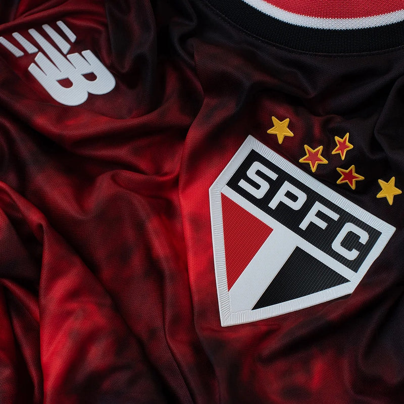 Camisa São Paulo Third 2024/ 25 Masculino Vermelha