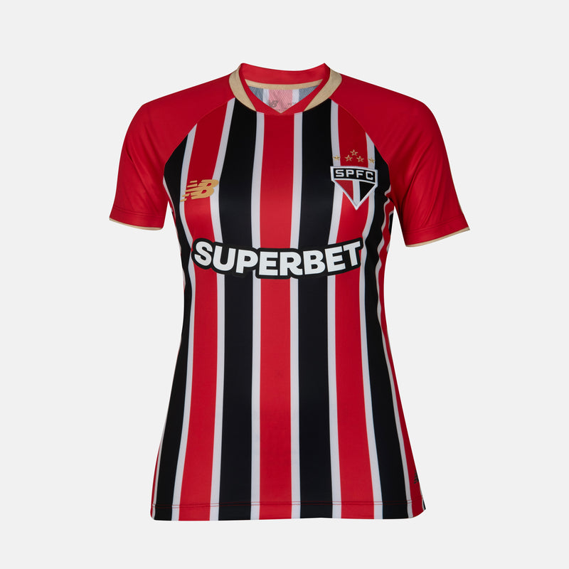 Camisa São Paulo Tricolor 2025/26 Feminina