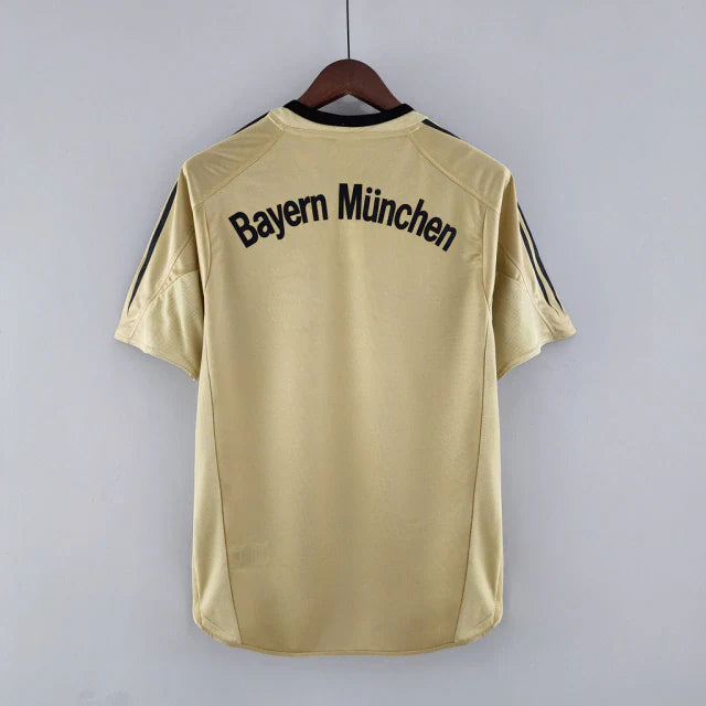 Camisa Retrô Bayern de Munique III Adidas 2004/05 Masculino Dourada