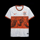 Camisa Corinthians Edição Especial 2023/24 Torcedor Masculina - Branca e Laranja