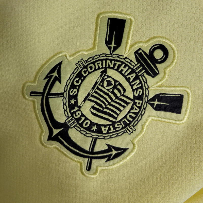 Camisa Corinthians Edição Especial 2023/24 Torcedor Masculina - Amarela Bege Nike