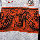 Camisa Corinthians Edição Especial 2023/24 Torcedor Masculina - Branca e Laranja