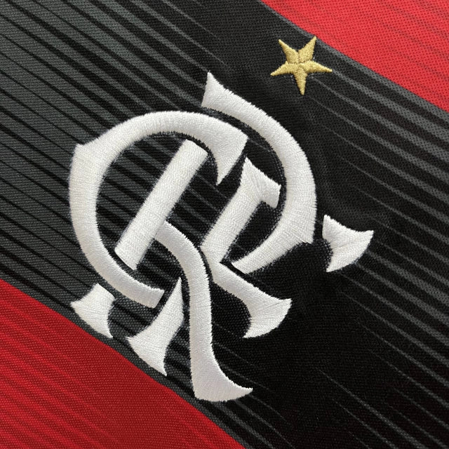 Camisa Flamengo I Home 2023/24 Masculino Vermelho e Preto