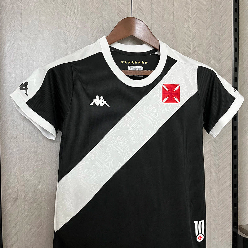 Conjunto Infantil Vasco Home 2024/25 - Preto