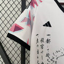Camisa Japão Edição Roronoa Zoro Anime Torcedor 2024/25 Masculino Branco