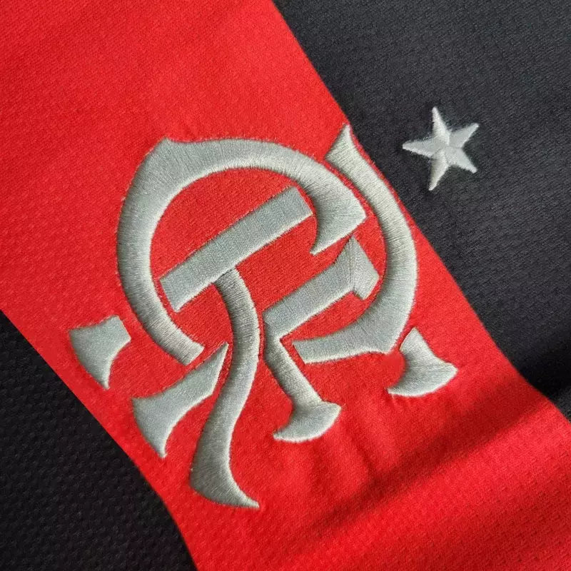 Camisa Flamengo I Home 2024/25 Masculino Vermelho e Preto