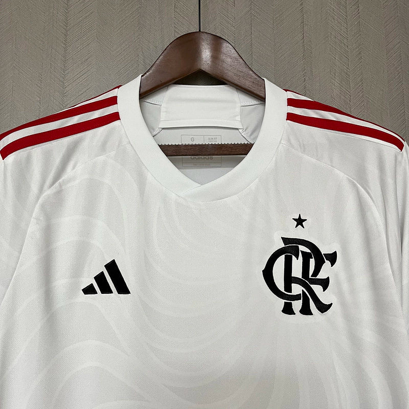 Camisa Flamengo II Away 2024/25 Masculino Branco