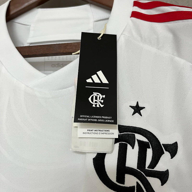 Camisa Flamengo II Away 2024/25 Masculino Branco