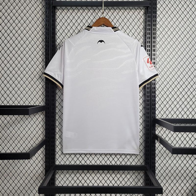 Camisa Valencia Home Puma 2023/24 Polo- Branca