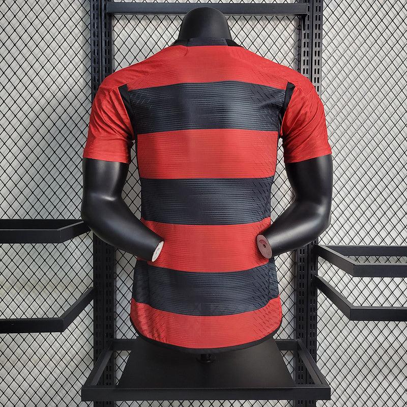 Camisa Flamengo Home 2023/24 Adidas Jogador Masculina - Vermelho e Preto