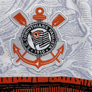 Camisa Corinthians Edição Especial 2023/24 Torcedor Masculina - Branca e Laranja