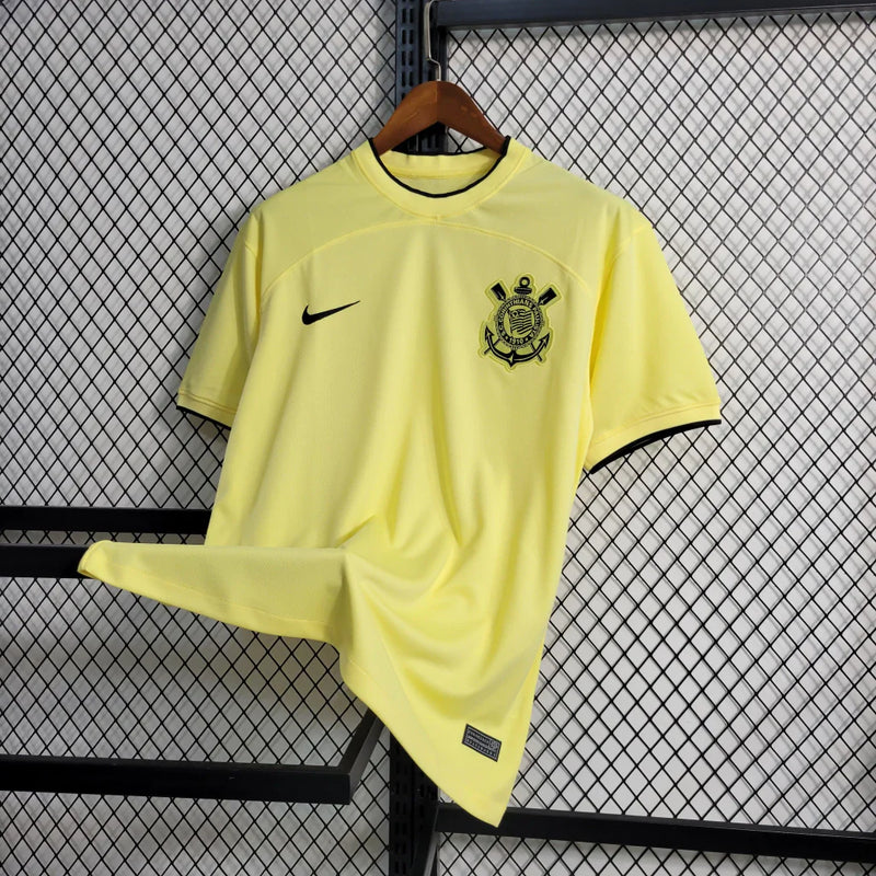 Camisa Corinthians Edição Especial 2023/24 Torcedor Masculina - Amarela Bege Nike