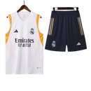 Conjunto Regata Real Madrid Training 2023/24 Adidas - Branco