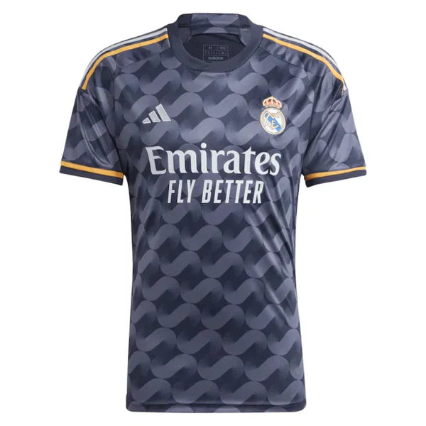 Camisa Real Madrid Away Adidas Torcedor 2023/24 Masculina Cinza