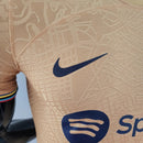 Camisa Barcelona Away 22/23 Jogador Masculina - Dourada