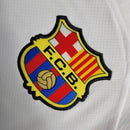 Camisa Barcelona Away 23/24 - Manga Longa- Torcedor Masculina - Branco
