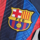 Camisa Barcelona Home 22/23 Jogador  Masculina - Azul Marinho, Azul Royal e Vermelho