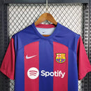 Camisa Barcelona I Home Torcedor 2023/24 Masculino Azul e Grená
