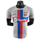 Camisa Barcelona Third 22/23 Jogador Masculina - Cinza