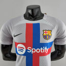 Camisa Barcelona Third 22/23 Jogador Masculina - Cinza