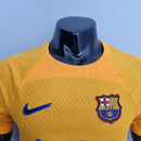 Camisa Barcelona Treino 22/23 Jogador Masculina - Laranja