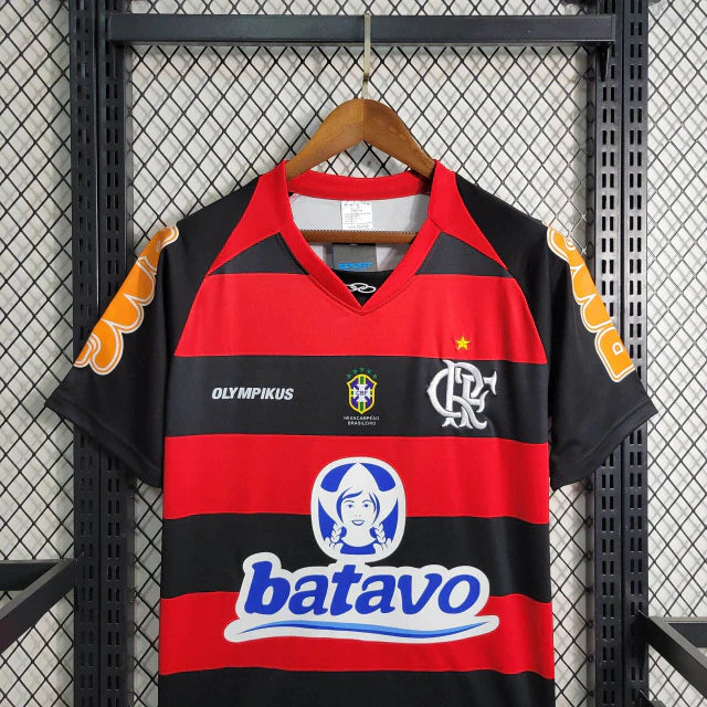 Camisa Retrô Flamengo Home I 2011 Masculino Vermelho e Preto