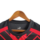 Camisa Milan Treino 23/24 - Torcedor  Masculina - Vermelho e Preto