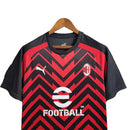 Camisa Milan Treino 23/24 - Torcedor  Masculina - Vermelho e Preto