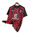 Camisa Milan Treino 23/24 - Torcedor  Masculina - Vermelho e Preto