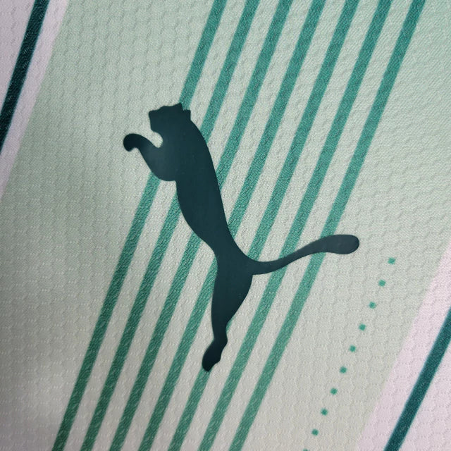 Camisa Palmeiras Away 23/24 - Manga Longa - Torcedor Puma Masculina - Branco