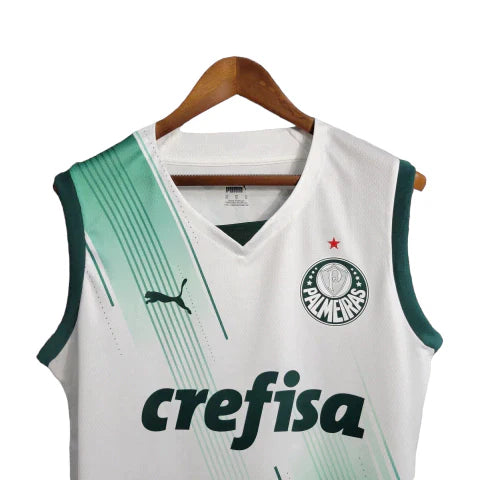 Camisa Palmeiras Away Regata 23/24 - Torcedor Masculina - Branco