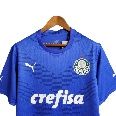 Camisa Palmeiras Goleiro 23/24 Torcedor Masculina - Azul