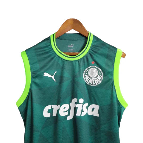 Camisa Palmeiras Home Regata 23/24 - Torcedor Masculina - Verde