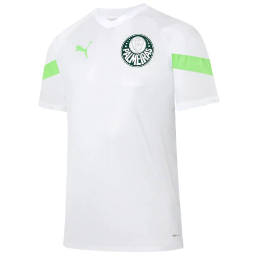 Camisa Palmeiras Treino 23/24 - Torcedor Masculina - Branco e Verde Limão