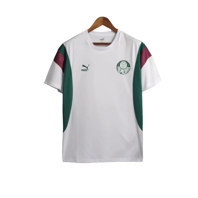 Camisa Palmeiras Treino 23/24 - Torcedor Masculina - Branco e Verde