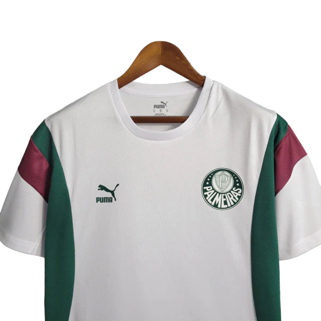 Camisa Palmeiras Treino 23/24 - Torcedor Masculina - Branco e Verde