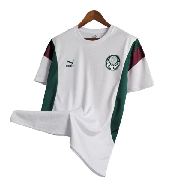 Camisa Palmeiras Treino 23/24 - Torcedor Masculina - Branco e Verde