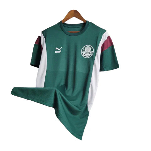 Camisa Palmeiras Treino 23/24 - Torcedor Masculina - Verde e Branco