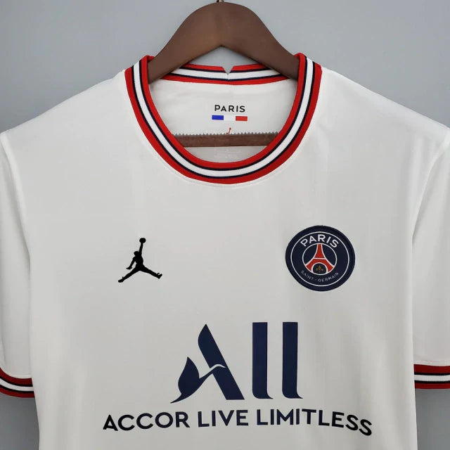 Camisa Paris Saint Germain - PSG Fourth 21/22 Torcedor Nike Masculina - Branco