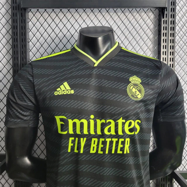 Camisa Real Madrid Third 22/23 Jogador Adidas Masculina - Preta