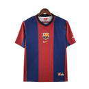 Camisa Retrô Barcelona Home 1998/99 Masculino - Azul e Grená