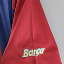 Camisa Retrô Barcelona Home 1998/99 Masculino - Azul e Grená