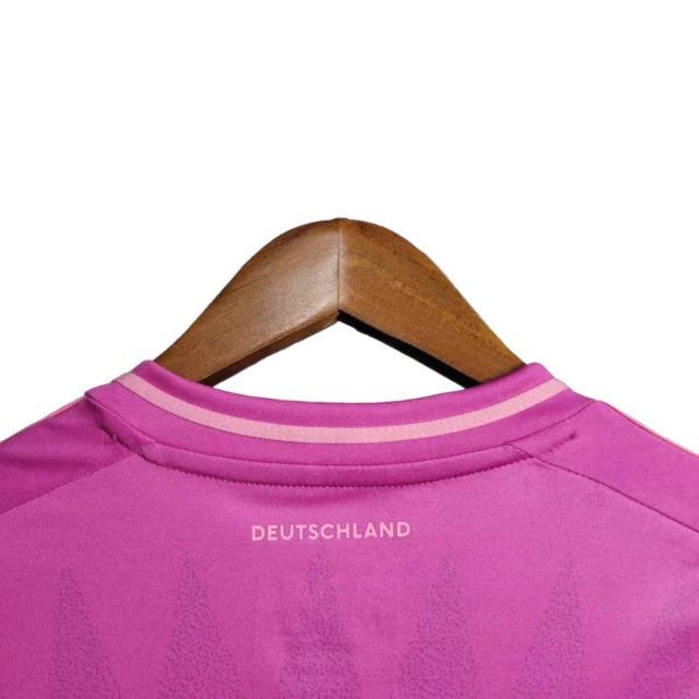 Camisa Adidas Alemanha II Away Euro Copa Torcedor 2024/25 Masculino Rosa e Roxo