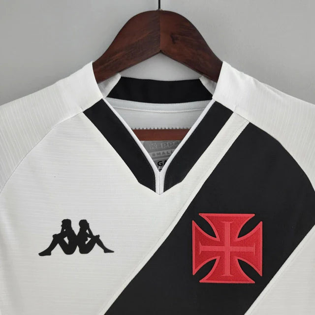 Camisa Vasco da Gama II 22/23 Torcedor Kappa Feminina - Branca