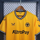 Camisa Wolverhampton Home 23/24 - Torcedor Castore Masculina - Laranja