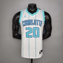 Camisa Regata Charlotte Hornets Branca e Azul - Nike Jordan - Masculina
