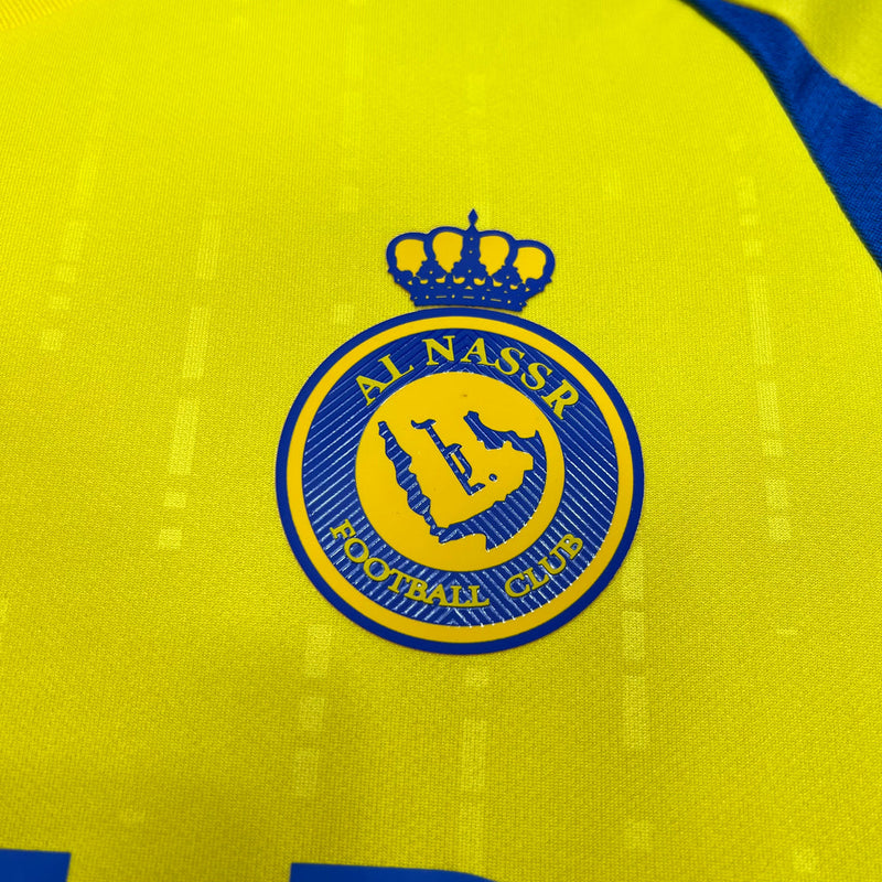 Camisa Al-Nassr I Home Torcedor 2024/25 Masculino Amarelo