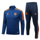 Conjunto Manchester United 23/24 Masculino Adidas - Azul